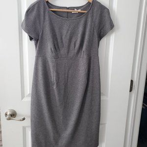 Liz Lange Grey Cap Sleeve Maternity Dress - Small